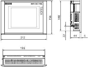SIEMENS+6AV6 642-0EA01-3AX0型多功能面板+安装方式1